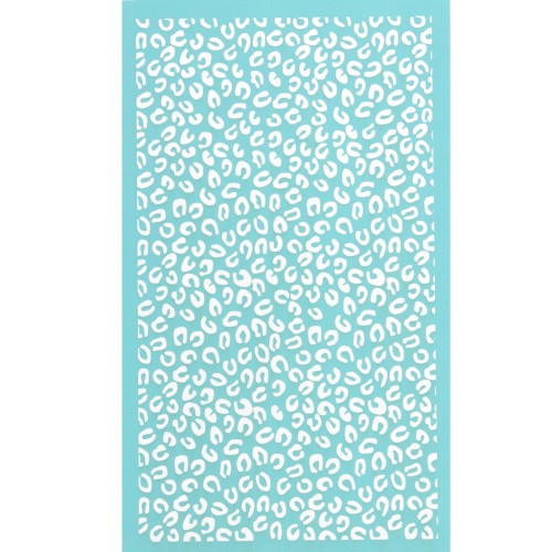 Serigrafía para arcilla polimérica 80x140 mm - Diseño leopardo x1