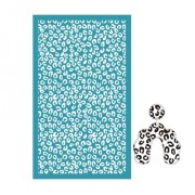 Serigrafía para arcilla polimérica 80x140 mm - Diseño leopardo x1