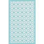 Serigrafía para arcilla polimérica 80x140 mm - Motivo media naranja x1