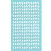 Serigrafía para arcilla polimérica 80x140 mm - Pata de gallo x1