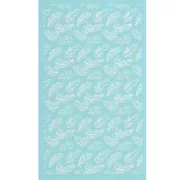 Serigrafía para arcilla polimérica 80x140 mm - Motivo de hoja de palma x1