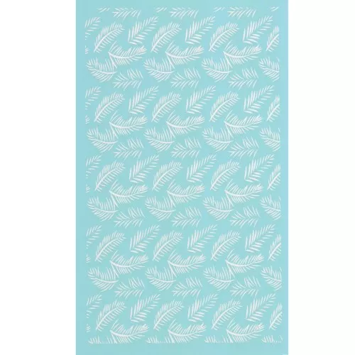 Serigrafía para arcilla polimérica 80x140 mm - Motivo de hoja de palma x1