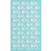 Serigrafía para arcilla polimérica 80x140 mm - Flores x1