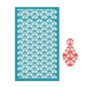 Serigrafía para arcilla polimérica 80x140 mm - Motivo oriental 1 x1