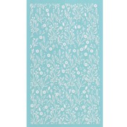 Serigrafía para arcilla polimérica 80x140 mm - Diseño floral 3 x1|raw }}