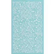 Serigrafía para arcilla polimérica 80x140 mm - Diseño floral 3 x1