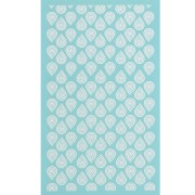 Serigrafía para arcilla polimérica 80x140 mm - Patrón de gota x1|raw }}