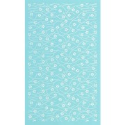 Serigrafía para arcilla polimérica 80x140 mm - Flores pequeñas x1