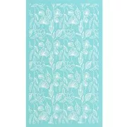 Serigrafía para arcilla polimérica 80x140 mm - Motivo follaje x1