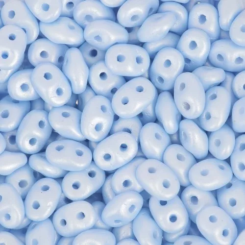 SuperDuo 2,5x5 mm - Powdery Pastel Blue x10g