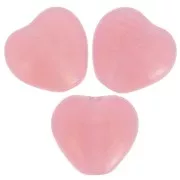 Cuentas corazón 6x6,5 mm - Milky Pink x10g