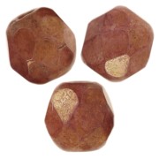 Facetas 4 mm Tiza Blanco Oro Lustre x50