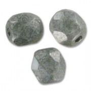 Facetas 4 mm Blanco Tiza Gris Lustre x50|raw }}