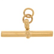 Barra colgante 10x20 mm - Acero inoxidable 304L dorado x1