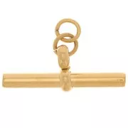 Barra colgante 10x20 mm - Acero inoxidable 304L dorado x1