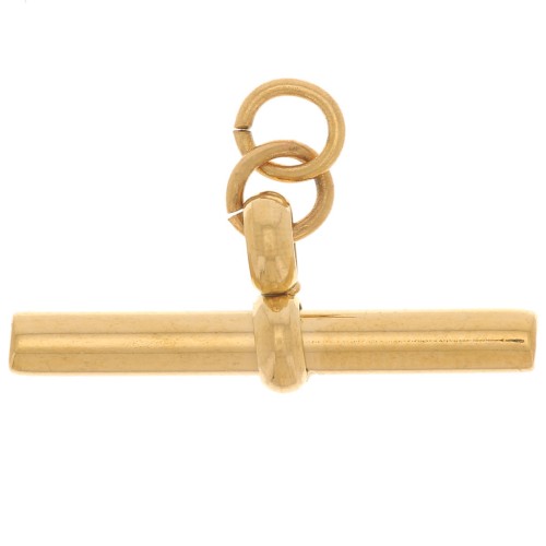 Barra colgante 10x20 mm - Acero inoxidable 304L dorado x1