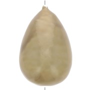Cuenta de papel maché en forma de pera, efecto metalizado 33x22 mm - Dorado x1|raw }}
