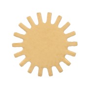 Elementos solares de unión de 6 mm - Acero inoxidable dorado 316L x4|raw }}