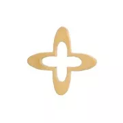 Elementos transversales empotrados para encolado 5 mm - Acero inoxidable 316L Dorado x4