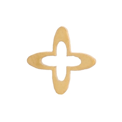 Elementos transversales empotrados para encolado 5 mm - Acero inoxidable 316L Dorado x4