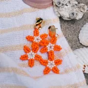 Rocalla Miyuki 8/0 406 - Opaque Orange x8g