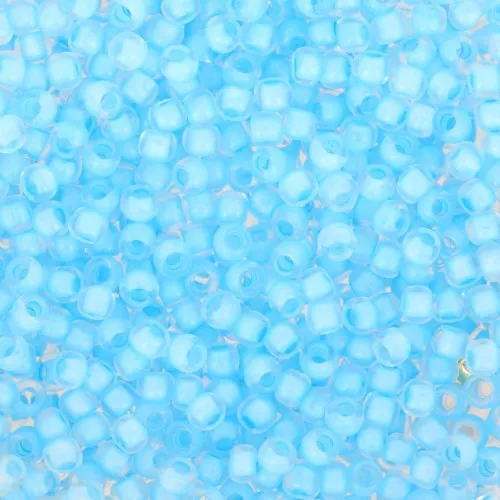 Rocalla Toho 11/0 TO11R976 - Crystal Neon Ice Blue Lined x8g