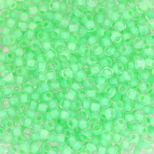 Rocalla Toho 11/0 TO11R975 - Crystal Neon Sea Foam Lined x8g