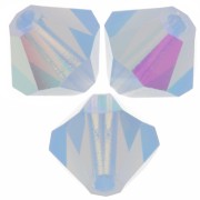 Cuentas tupis Preciosa - Bead rondelle 5 mm - Light Sapphire Opal AB x12|raw }}