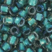 Rocalla Toho Takumi LH 11/0 TAK11R-264 - Rainbow Crystal Teal Lined x8|raw }}