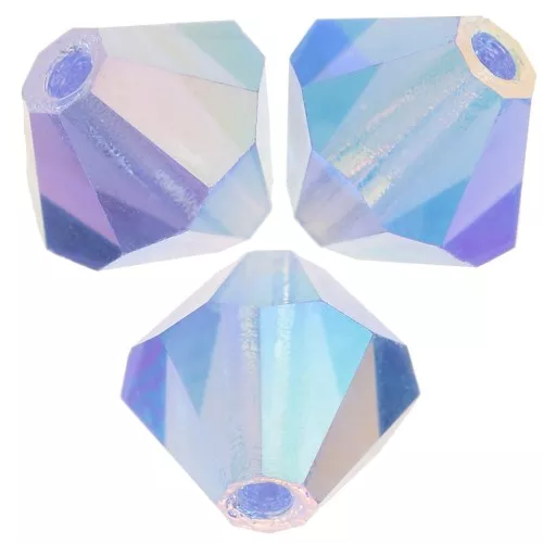 Cuentas tupis Preciosa Bead 5 mm - Sapphire AB 2X x12
