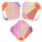 Cuentas tupis Preciosa - Bead rondelle 5 mm - Hyacinth AB 2X x12