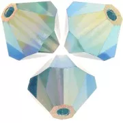 Cuentas tupis Preciosa - Cuenta rondelle 5 mm - Indicolita AB 2X x12