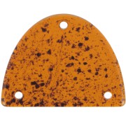 Colgante acrílico media luna 30x39,5 mm - Ámbar moteado x1|raw }}