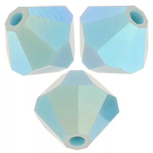 Cuentas tupis Preciosa - Bead 5 mm - Turquesa AB 2X x12