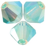 Cuentas tupis Preciosa - Bead rondelle 5 mm - Caribbean Sea AB 2X x12