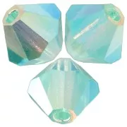 Cuentas tupis Preciosa - Bead rondelle 5 mm - Caribbean Sea AB 2X x12