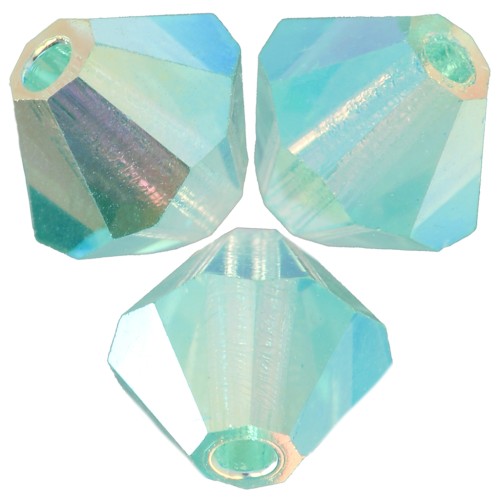 Cuentas tupis Preciosa - Bead rondelle 5 mm - Caribbean Sea AB 2X x12