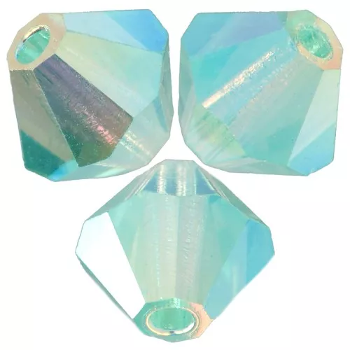 Cuentas tupis Preciosa - Bead rondelle 5 mm - Caribbean Sea AB 2X x12