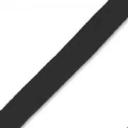 Cordón imitación Gamuza 6x1.3 mm Negro x 2 m