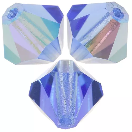 Preciosa Arandela Beads - Arandela Bead 5 mm - Sapphire Glitter x12
