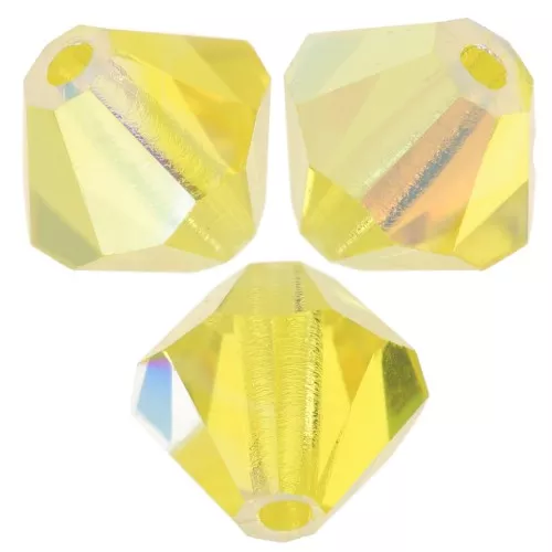 Cuentas Preciosa - Cuenta Arandela 5 mm - Citrino Glitter x12