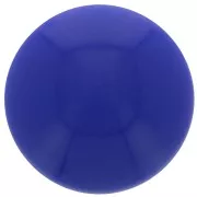 Cabujón acrílico opaco redondo 14 mm - Azul lapislázuli x1