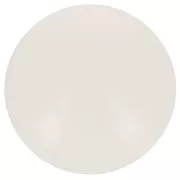 Cabujón acrílico opaco redondo 14 mm - Crema x1