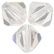 Preciosa Bicones - Cuenta rondelle 5 mm - Cristal Argent Flare x12|raw }}