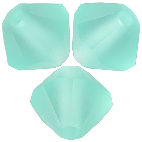 Preciosa Bicones - Cuenta arandela 5 mm - Mar Caribe mate x12