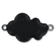 Separadores nubes esmaltadas epoxi 26x15 mm Negro x6