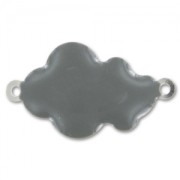 Separadores nubes esmaltadas epoxi 26x15 mm Gris x6|raw }}