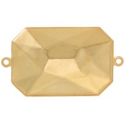 PureCrystal 4627 27x18,5 mm cabujón entrepieza para pegar Dorado x1|raw }}