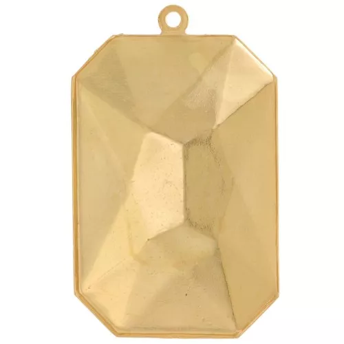 PureCrystal 4627 colgante cabujón 27x18,5 mm - Dorado x1