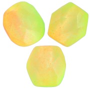 Facetas 4 mm - Orange Green Neon Mat x50|raw }}